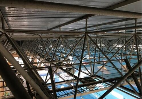 宁波市某学校屋顶钢结构网架承载力专项检测