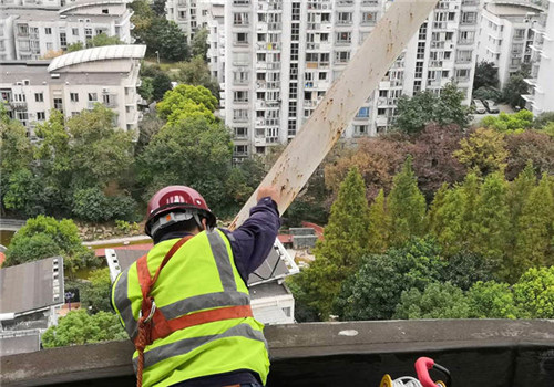 一小区钢结构检测顺利完成